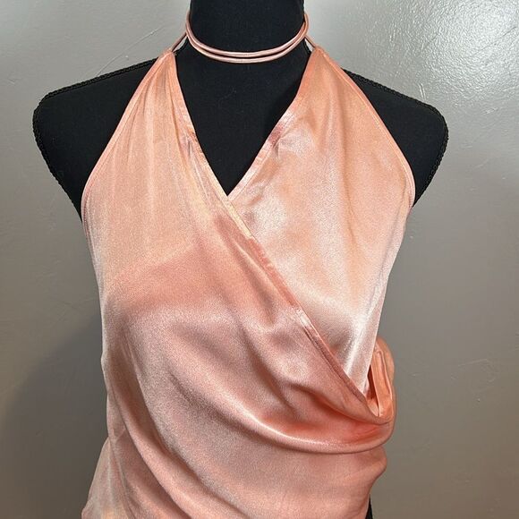 Lovers and Friends Crop Top L'Academie Light Peach Size Small NWT - Picture 2 of 11